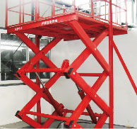 剪叉式電動升降貨梯，固定式液壓升降貨梯